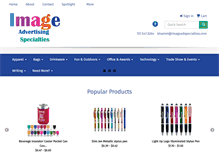 Tablet Screenshot of imageadspecialties.com